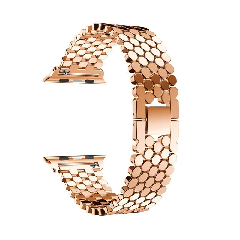 Fish Scale Design Metal Smartwatch Strap Replacement Wrist Band for Apple Watch Series 9 8 7 41mm 6 5 4 SE (2023) SE(2022) SE 40mm 3 2 1 38mm Fish Scale Design Metal Smartwatch Strap Replacement Wrist Band for Apple Watch Series 9 8 7 41mm 6 5 4 SE (2023) SE(2022) SE 40mm 3 2 1 38mm